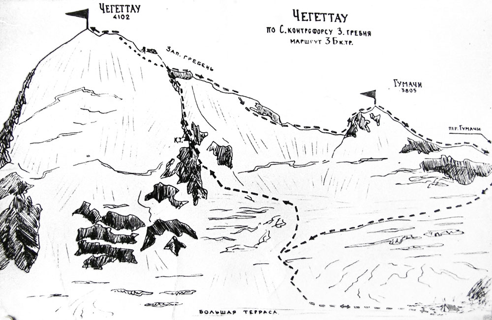 Азау карта